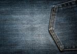 Blue Denim Background Stock Photo