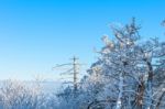 Deogyusan Mountains In Winter, Korea Stock Photo