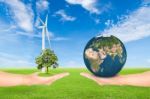 Green Earth Concept Stock Photo