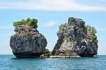 Small Island In The Sea For Diving Stock Photo