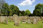 Lanercost Priory Graveyard Stock Photo