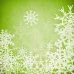 Snowflake Background Stock Photo