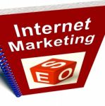 Internet Marketing Book Stock Photo