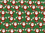 Christmas Santa Wallpaper Stock Photo