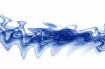 Blue Curved Abstract Background Stock Photo