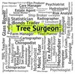 Tree Surgeon Shows General Practitioner And Md Stock Photo