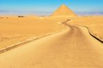 Red Pyramid In Dahshur, Egypt Stock Photo