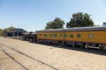 Sacramento, California/usa - August 5 :union Pacific Coach In Th Stock Photo