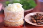 Sticky Rice Stock Photo