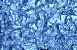 Foil Background -ice Look-cool Blue Stock Photo