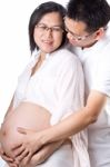 Lovely Pregnant Stock Photo