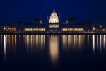 Hungarian Parliament Stock Photo