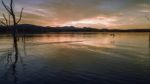 Aerial View Of Lake Moogerah In Queensland Stock Photo