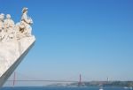 Monument To The Discoveries In Lisbon Stock Photo