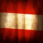 Old Grunge Flag Of Austria Stock Photo