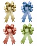 Gift Ribbon And Bow Stock Photo