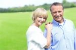 Beautiful Couple Enjoying Their Day Out Stock Photo