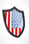 USA Shield Stock Photo