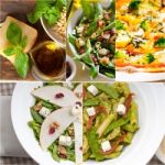 Healthy And Tasty Italian Food Collage Stock Photo