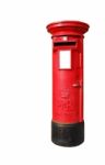 British Postbox Stock Photo