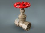 Gate Valve Stock Photo