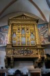 Interior View Of Verona Cathedral Stock Photo