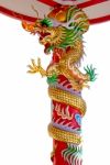 Dragon Chinese In Thailand Country Stock Photo