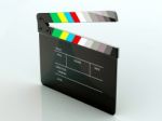 Clapperboard Stock Photo