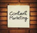 Content Marketing Stock Photo