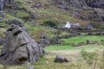 Snowdonia National Park, Wales/uk - October 7 : Cottage In Snowd Stock Photo