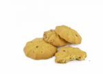 Cookies On White Background Stock Photo