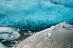 Crystal Ice Cave Near Jokulsarlon Stock Photo