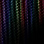 Multicolored Binary Background Stock Photo