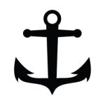 Anchor Icon Stock Photo