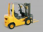 Forklift Truck Stock Photo