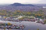 Srinagar, India - April 15 2016: Lifestyle In Dal Lake Stock Photo