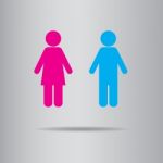 Man And Woman  Illustration  Stock Photo