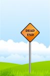 Dead End Stock Photo