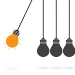 Creative Light Bulb Idea Concept Stock Photo