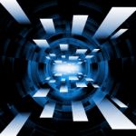 Futuristic Abstract Background Stock Photo