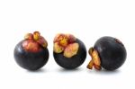 Mangosteen Stock Photo