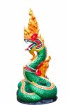 Naga Thai Statue Stock Photo