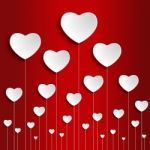 Valentines Day And Wedding Background Stock Photo