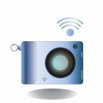 Digital Wireless Camera Stock Photo