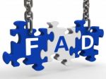 Fad Puzzle Shows Latest Thing Or Craze Stock Photo