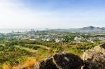 Landscape Hua Hin City In The Morning Stock Photo