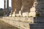 Temple Of Zeus In Athens Stock Photo