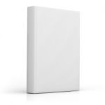 Blank Book Cover Stock Photo