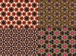 Abstract Kaleidoscopic Background Stock Photo