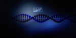 3d Render Of Dna Structure, Abstract Background Stock Photo